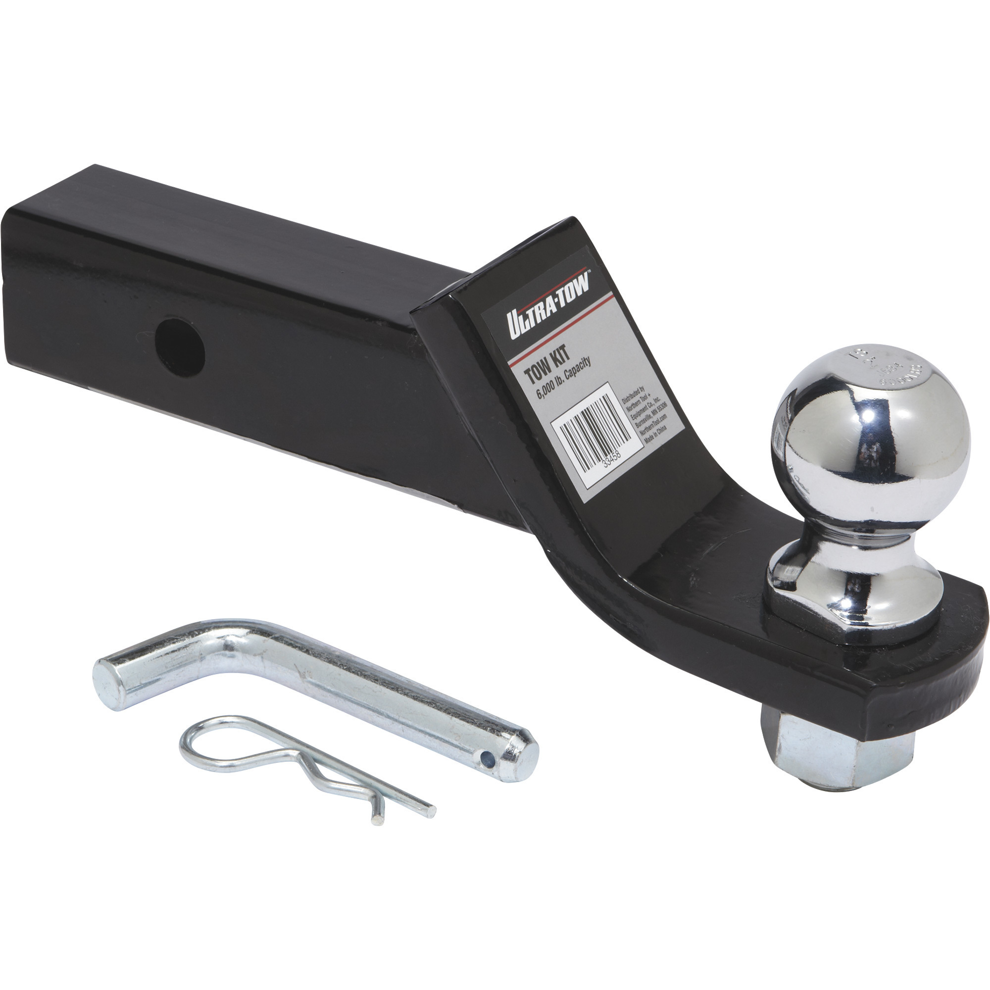 Ultra-Tow 2in. Receiver Hitch Starter Kit, Class III, 6000-Lb. Trailer Weight, 2in. Drop